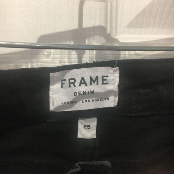 FRAME Le Skinny de Jeanne stripe cutout ankle - Picture 3 of 5